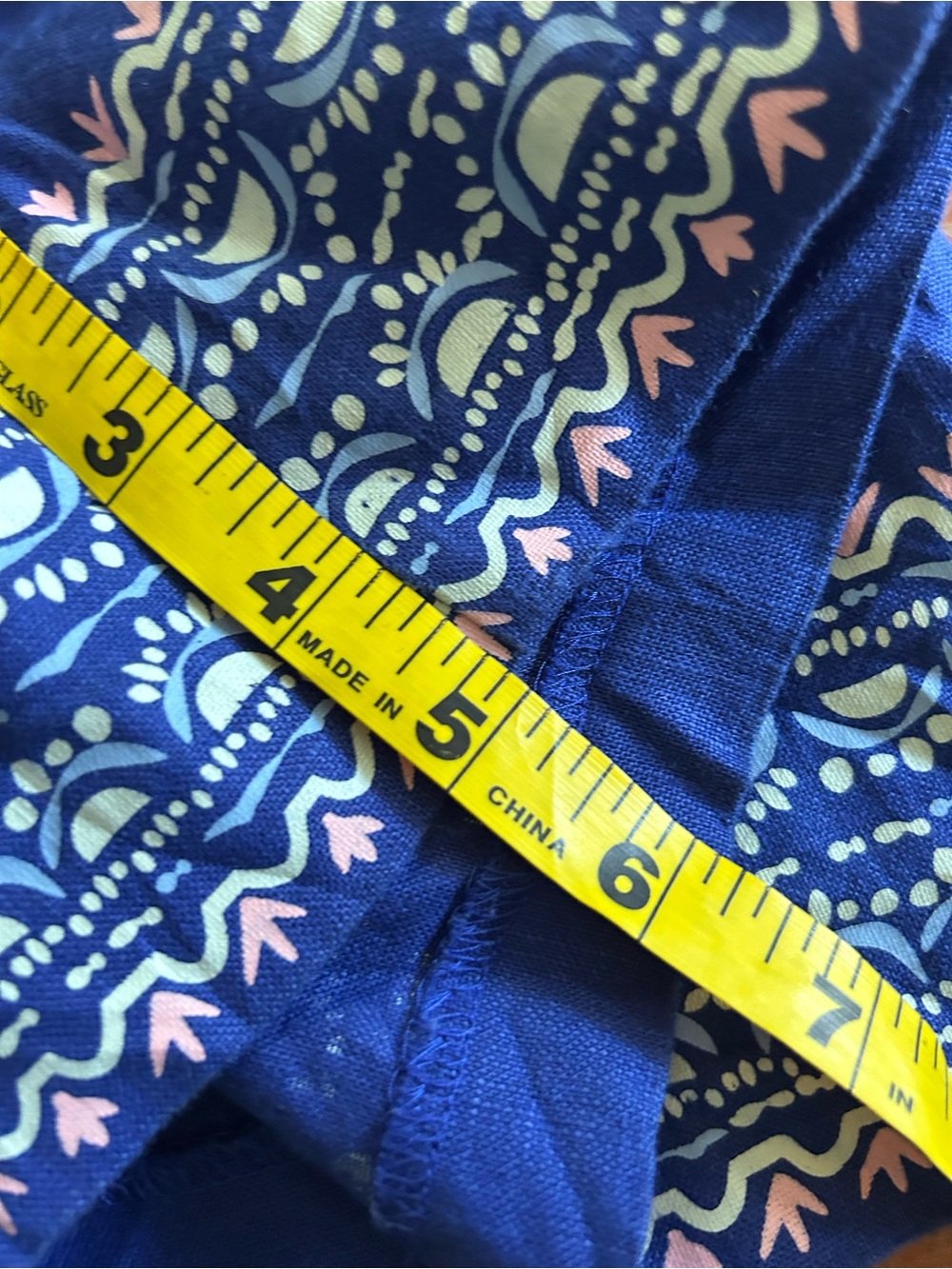 NWOT Lilly Pulitzer Lapis Lazuli Lovely lanterns Arey Linen Shorts - Picture 11 of 12